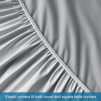 Waterproof Massage Table Sheets, Massage Table Cover Set 2- Piece Include Massage Fitted Sheet and Face Cradle Cover Ultra Soft & Skin-Friendly Fit Massage Table & Facial Bed, Grey, 36×77×7