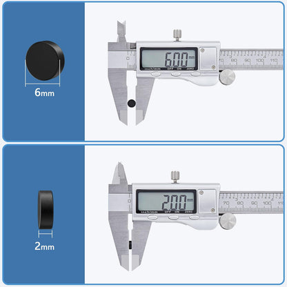 40 Pcs Refrigerator Magnets, 6X2Mm Small round Fridge Magnets, Multi-Use Premium Neodymium Tiny Circle Magnets, for Whiteboard, Billboard, Crafts, DIY, Home, Kitchen, Office, School (Black)