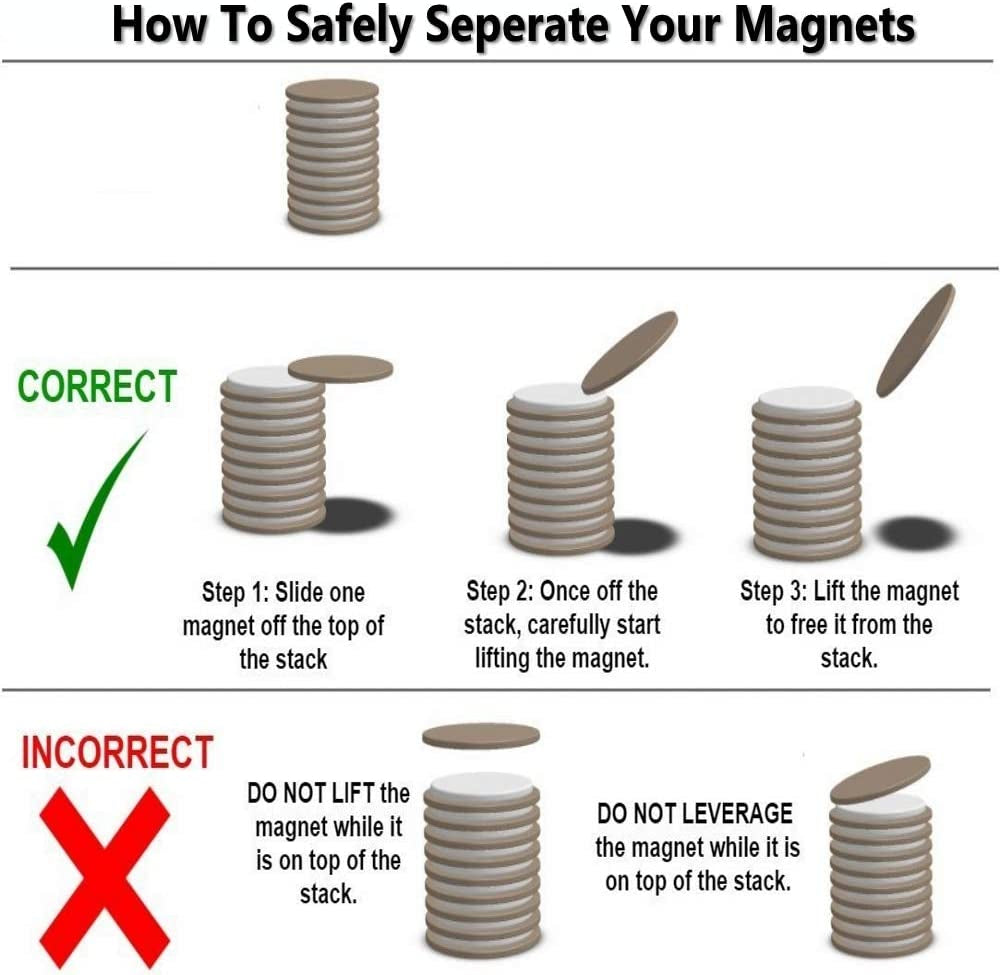 60Pcs Small Magnets,Round for Refrigerator , Cylinder, Fridge , Office , Whiteboard , Durable Little Miniature Tiny Mini for Crafts