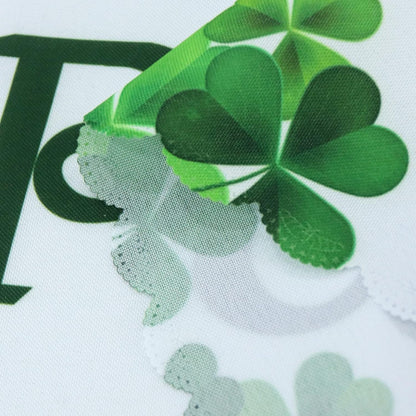 St Patricks Day Table Runner - 14 X 72 Inches Green Kitchen Shamrock Table Runner for Party/Farmhouse/Home Decoration/Holiday/Dinning Table, 1 Piece