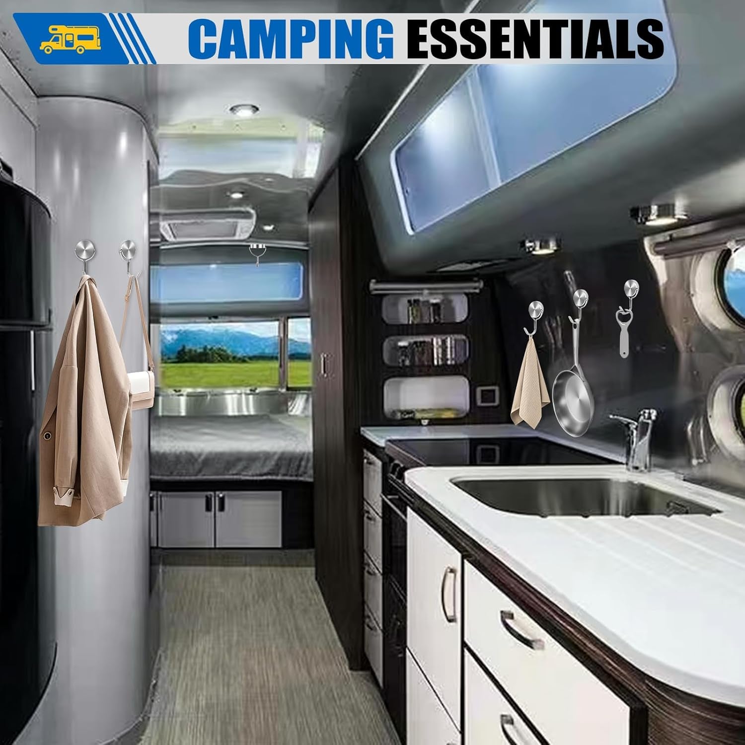 Magnetic Hooks for Cruise Cabins, 60Lbs Swivel Magnetic Hooks Heavy Duty, Cruise Ship Essentials, Locker Accessories, Magnet Hook for Classroom, Refrigerator, Hanging, Grill -6 Pack