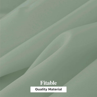 Sage Green Rectangle Tablecloths - 6 Pack, 70 x 120 Inches - Wrinkle and Stain Resistant Polyester Covers for Weddings, Parties, Banquets, and Formal Events