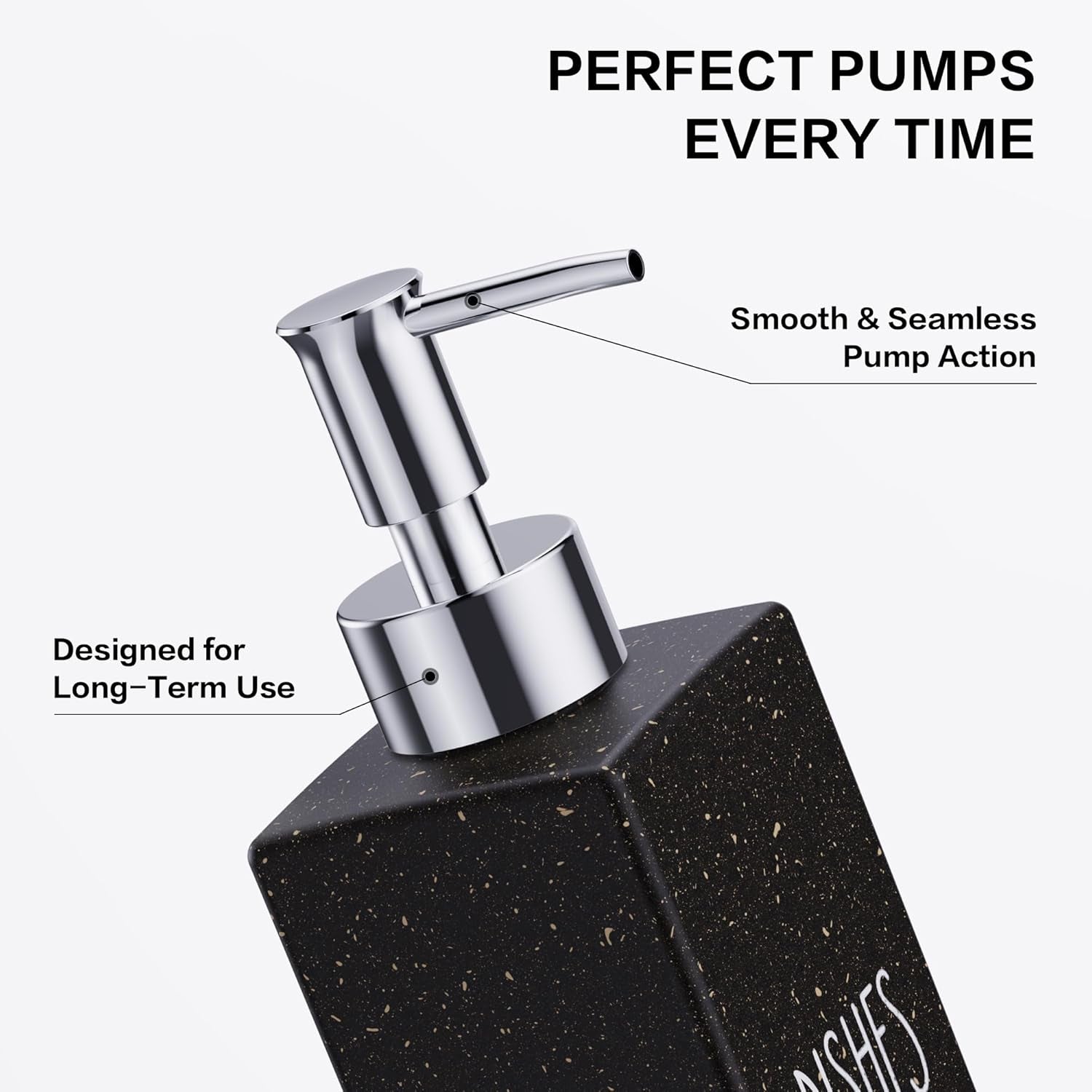 Kitchen Soap Dispenser Set with Sink Caddy, 12 Oz Glass Bottle, Hand and Dish Soap Dispenser Set with Sponge Holder (Black Sink Caddy + Black Bottle)