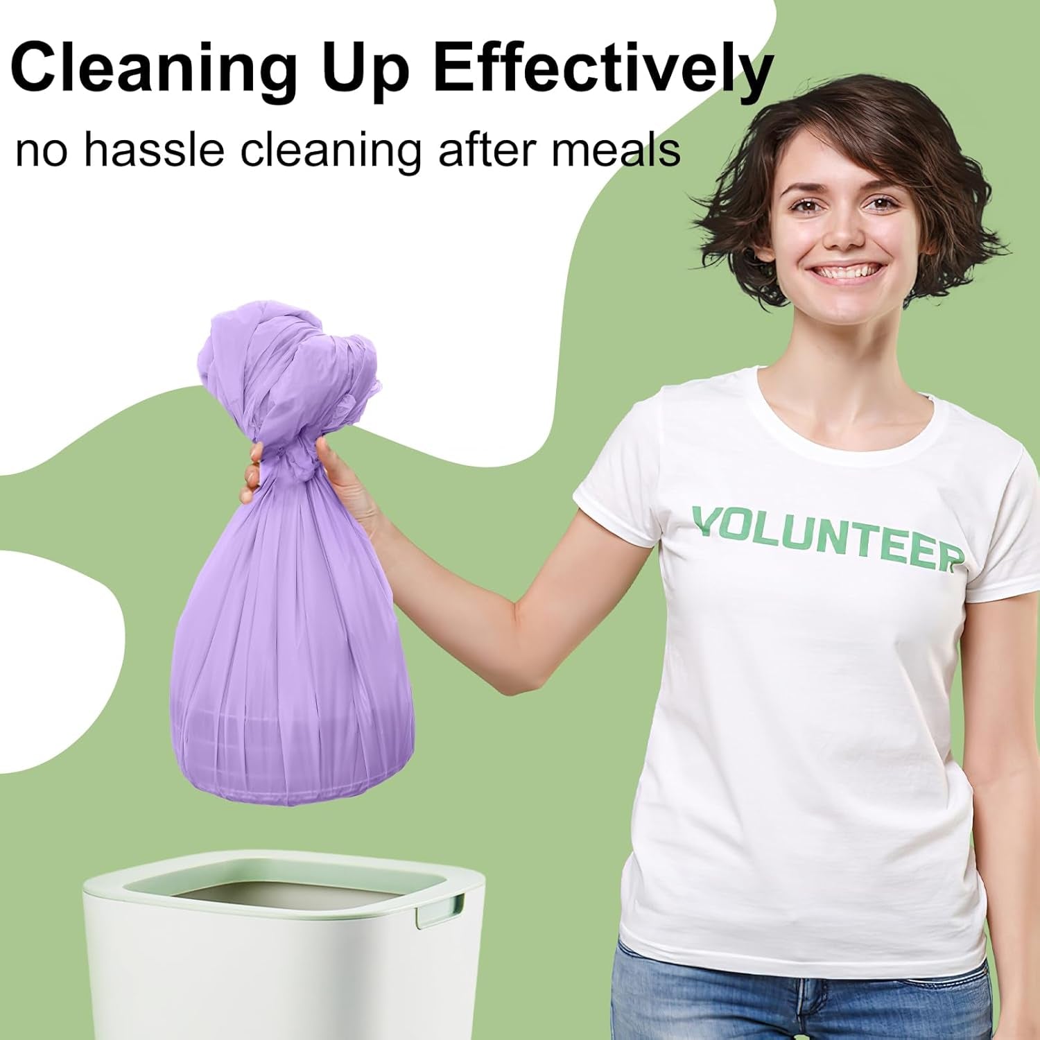 6 Packs Disposable Plastic Table Cloth, 54 X 108 Inch Waterproof Rectangle Tablecloth, Leakproof & Sturdy Decorative Table Covers for Picnic, Party and Outdoor, Lavender