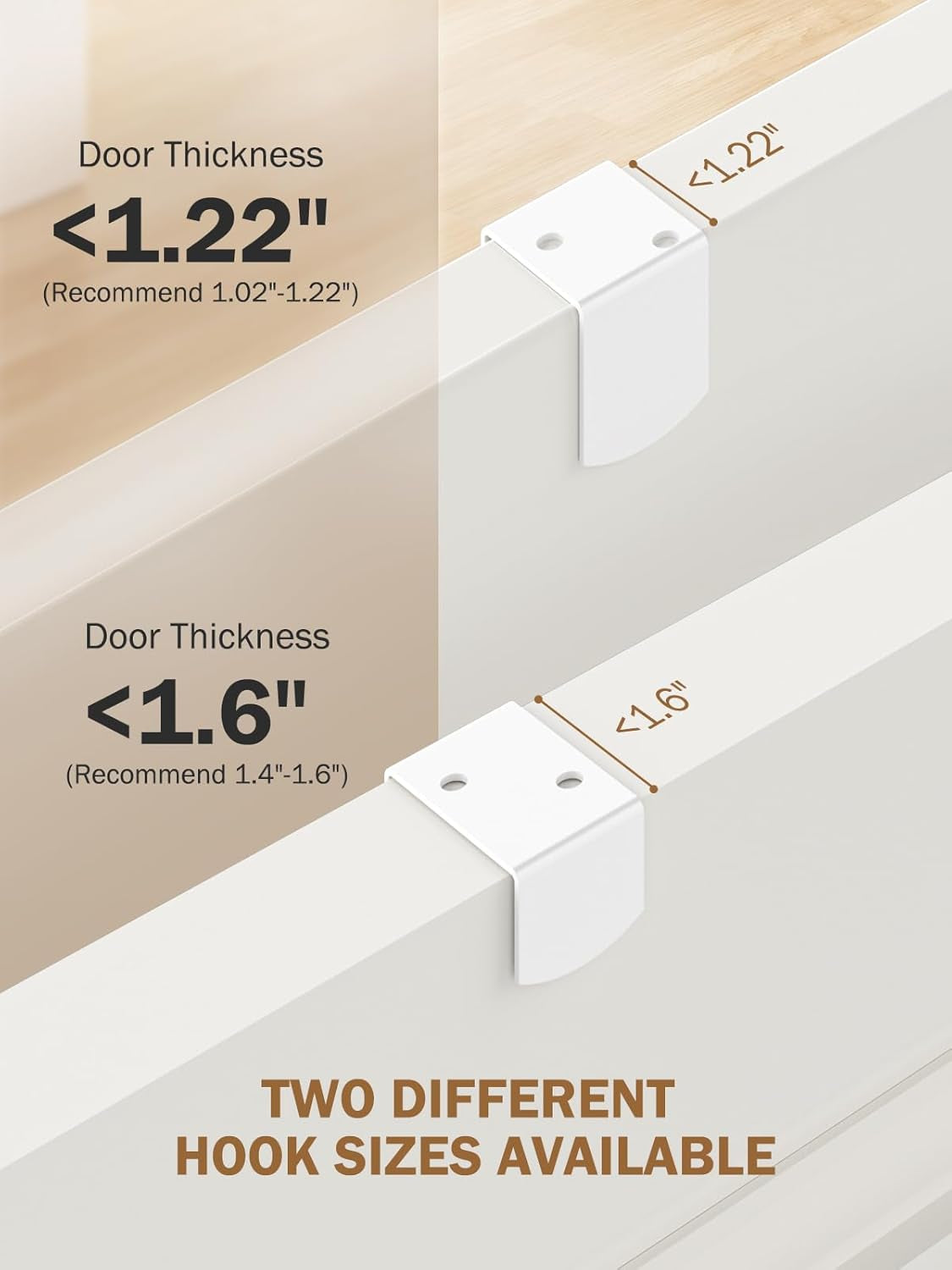 Adjustable over the Door Pantry Organizer, 9-Tier Metal Pantry Organization and Storage for Kitchen, Hanging Spice Rack Seasoning Shelves, Cabinet Door Organizer for Easy Install, 16" White