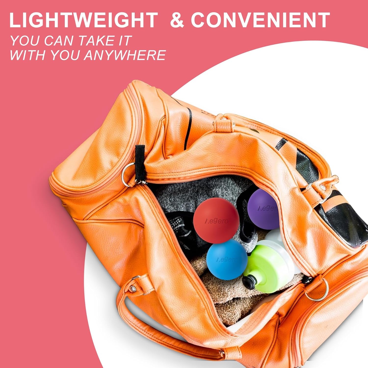 Massage Lacrosse Balls for Myofascial Release,Yoga Deep Tissue Massage,Trigger Point Therapy and Foot Plantar Fasciitis,Muscle Soreness Massager Ball (2Pack,Deep Blue and Purple)