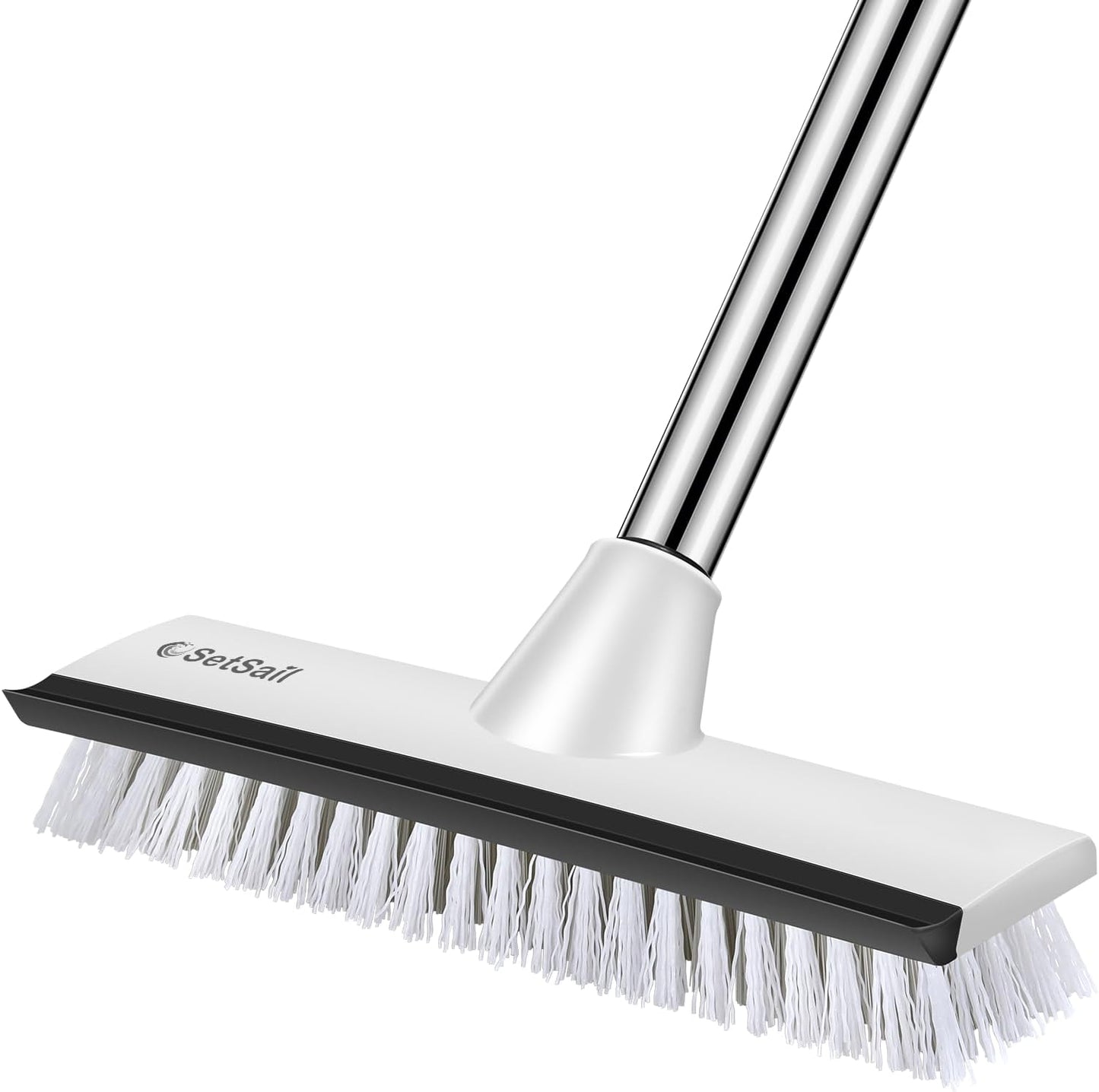 Toilet Brush and Holder & Floor Scrub Brush for Cleaning Shower Bathroom