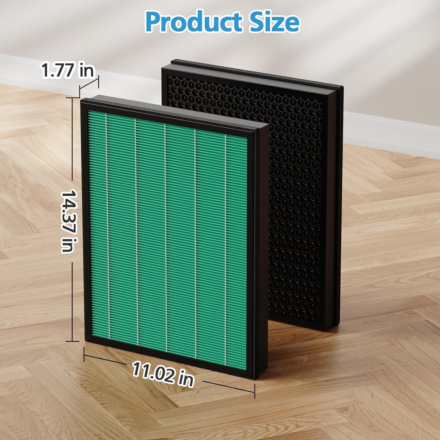 2Pack 300/300S Replacement Filter for Coway Airmega Max2 Air Purifier 300/300S, True HEPA Filter & Activated Carbon 2-In-1 Filter, # AP-1515-FP