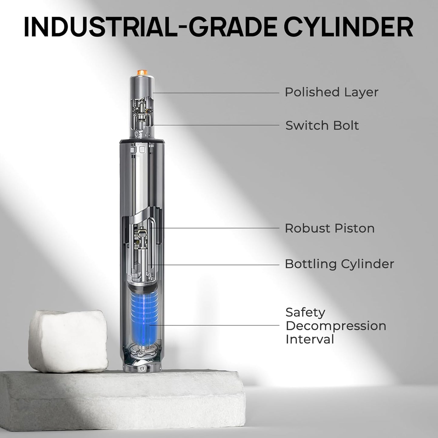 Ergonomic Mesh Office Chair with Footrest and Lumbar Support, Adjustable Gaming Chair with Multi-Tilt Backrest, Headrest, and 3D Armrests, Durable Steel Base, Grey and Black