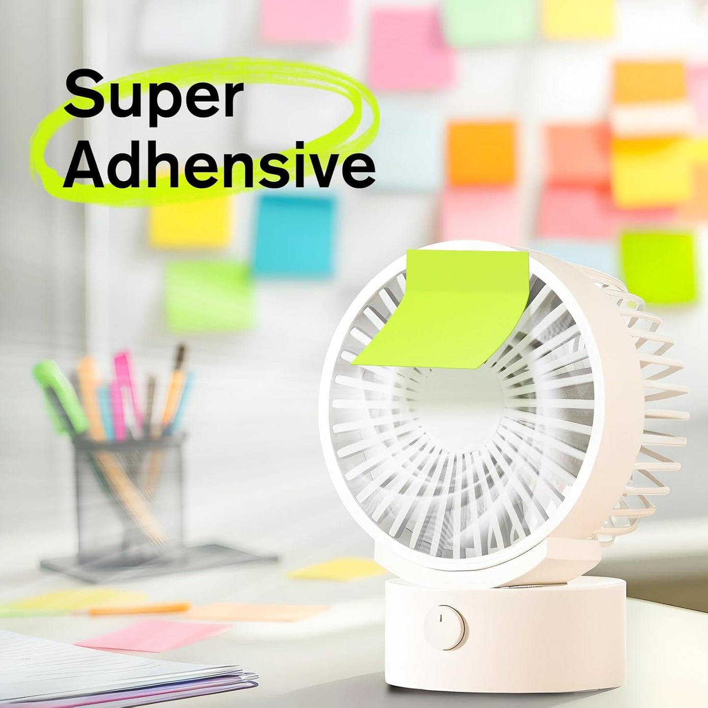 Sticky Notes 3X3 Inches Bulk 8 Pack Colored Self-Stick Pads, Colorful Sticky Notes 80 Sheets/Pad, Easy to Post for Office Supplies, School, Home