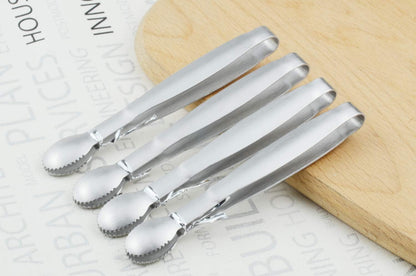 Mini Serving Tongs 5-Inch Stainless Steel Small Appetizer Tongs, Set of 4