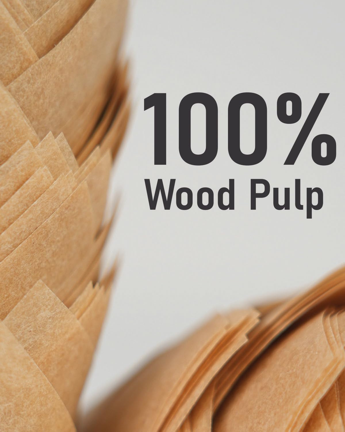 Non-Stick 400Pcs Mini Cupcake Liners and 200Pcs Natural Mini Tulip Cupcake Liners