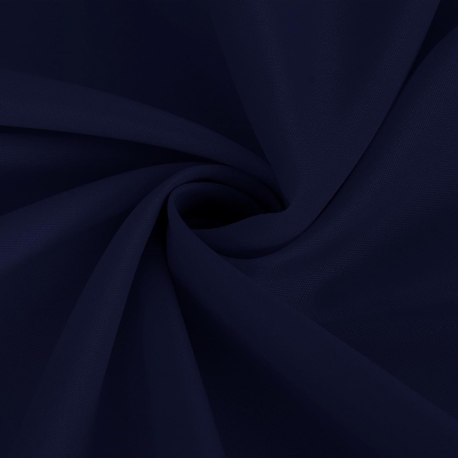 Navy Tablecloths for 6-8 Foot Tables, Set of 6 - 70 x 120 Inches - Reusable and Washable Polyester Fabric Table Covers for Weddings, Parties, and Banquets