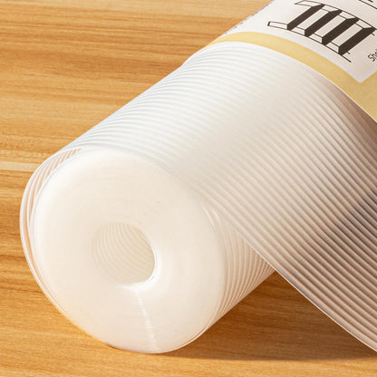 Shelf Liners for Kitchen Cabinets Non-Slip Drawer Liner 12 Inches X 5 FT Waterproof & Oil-Proof Non Adhesive Durable Material Fridge Lining for Shelves (Clear)