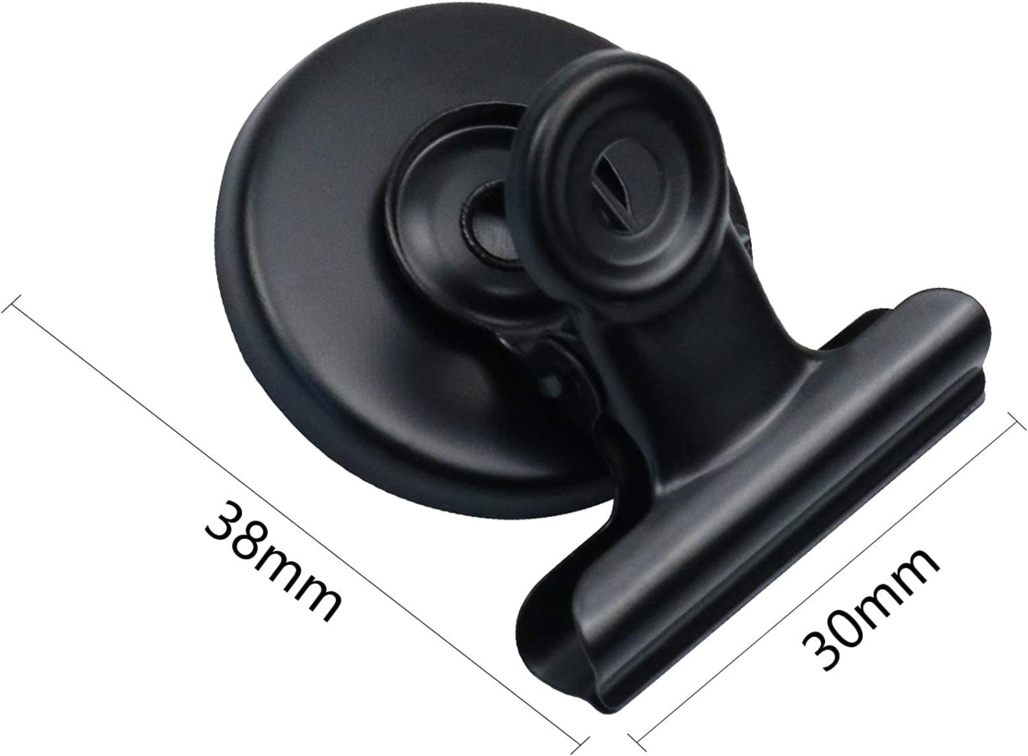 12Pack Fridge Magnets Refrigerator Magnets Magnetic Clips, 10Pack 25LBS Magnetic Hooks Heavy Duty Neodymium Magnet Hooks