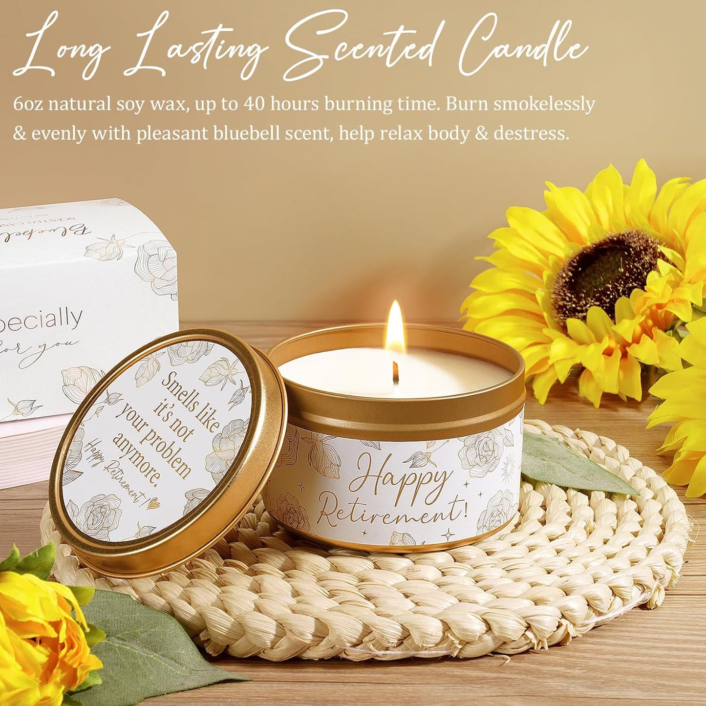 Happy Retirement Gift for Woman 2025, Funny Retirement Gifts for Women Coworkers, Cool Retired Gifts for Retirees Women Teacher Nurse Boss Friend Mom Grandma, Farewell Leaving Gift W/ Canvas Tote Bag