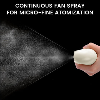 Oil Sprayer for Cooking, Atomization Olive Oil Dispenser Bottle for Cooking,Glass Olive Oil Sprayer, Patented Product,Continuous Spray with Portion Control, for Kitchen, Air Fryer, Salad, BBQ - White