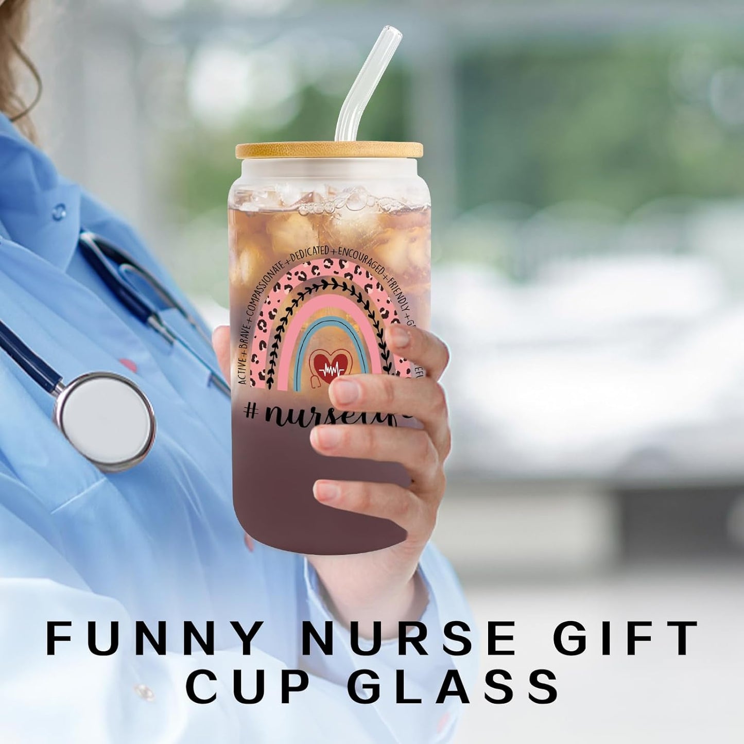 Nurse Gifts - Women'S Nurse Appreciation & Graduation Gifts - 16 Oz Can Glass