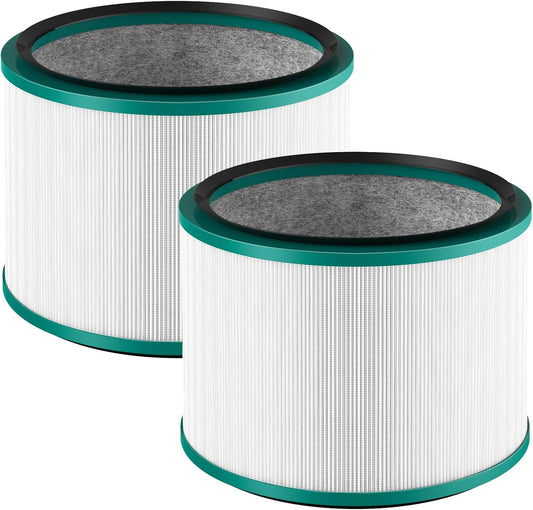 2-Pack HP01 HP02 HEPA Filter Compatible with Dyson Pure Hot Cool Link HP01 HP02 & Dyson Pure Cool Link Desk Fan DP01 DP02, Compare to Part # 968125-03