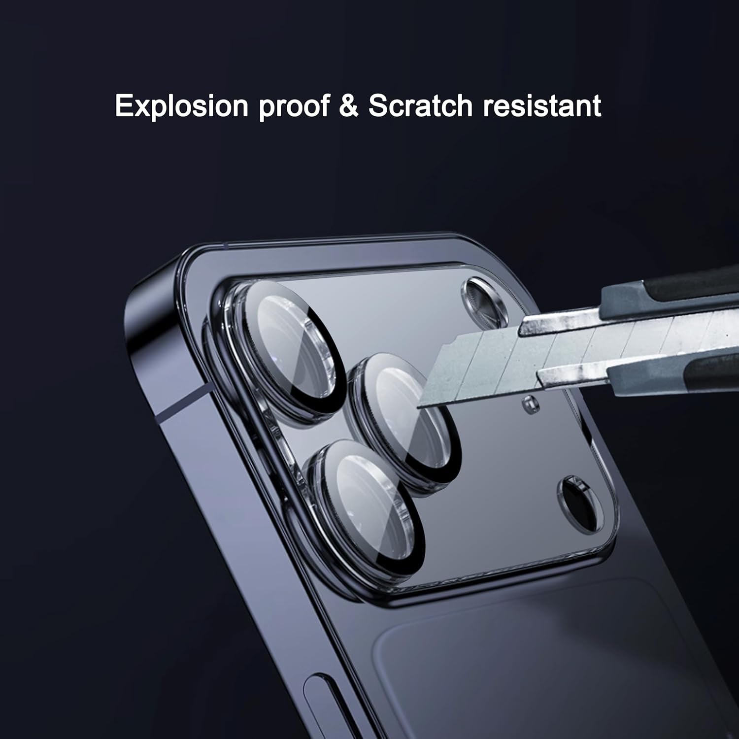3 Pack Camera Lens Protector for Iphone 17 Pro Max,Tempered Glass,9H Hardness,Ultra Hd,Anti-Scratch,Case Friendly,Does Not Affect Night Shots[Not for Iphone 17/17 Pro/Iphone Air]