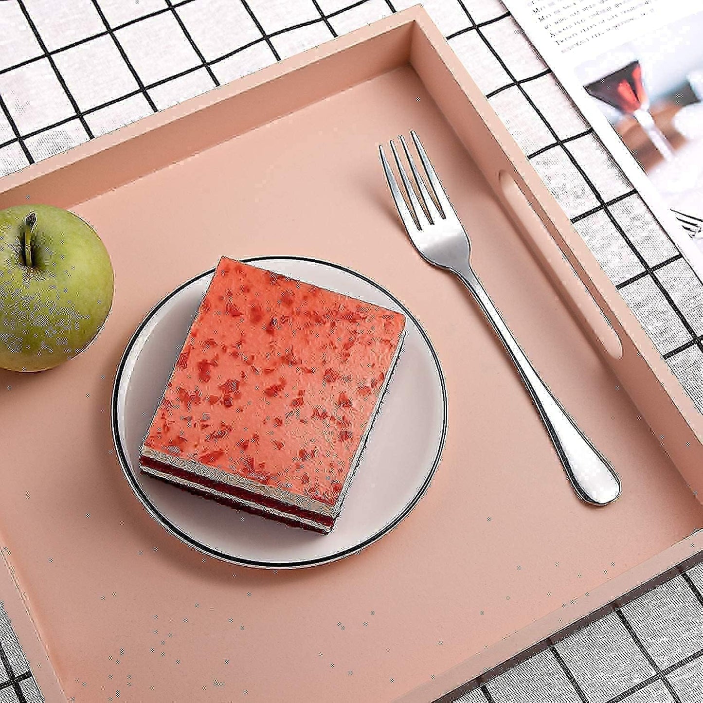 Dinner Forks and Dinner Spoons Bundle,16 Pcs 8" Food Grade Stainless Steel Silverware Forks & 16 Pcs 7.3" Stainless Steel Spoons,Mirror Finish & Dishwasher Safe,Use for Home,Kitchen or Restaurant