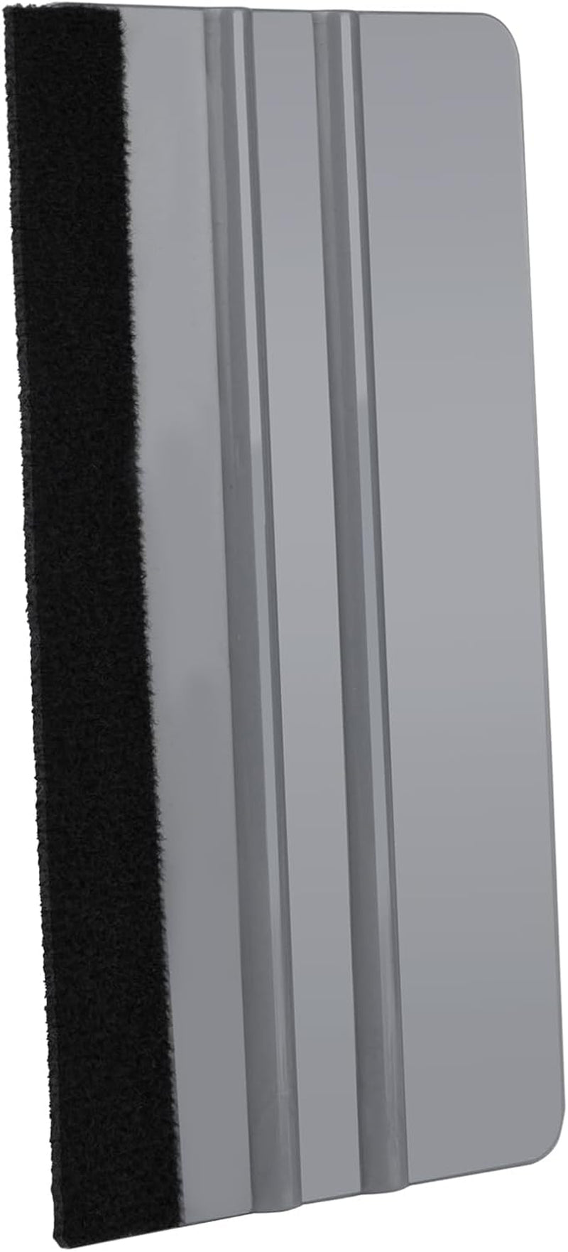 Window Felt Squeegee Tool, Vinyl Scraper for Window Privacy Film, Wallpaper and Car Glass, Tint Squeegee Installation Tool Protection Scratches Film Soothing, 5.9 * 3.1 Inch, Grey