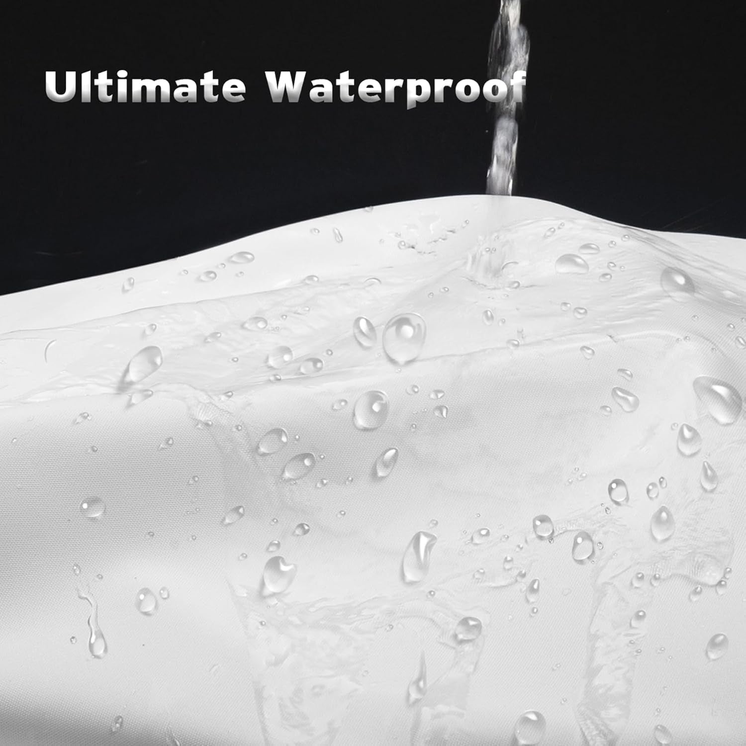 Small Stall Shower Curtain Liner Washable, 36 X 72 Inches, White Fabric Stall Shower Liner with 2 Magnets, Waterproof RV Shower Liner Soft Lightweight Polyester, White