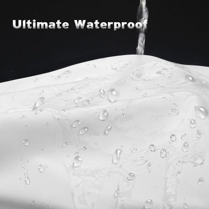 Small Stall Shower Curtain Liner Washable, 36 X 72 Inches, White Fabric Stall Shower Liner with 2 Magnets, Waterproof RV Shower Liner Soft Lightweight Polyester, White