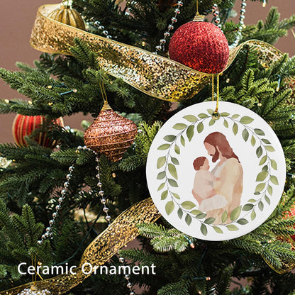 Miscarriage Baby Loss Ornament, Jesus Christ Holding Baby Ornament, Miscarriage Ceramic Gift, Baby Loss Gift, Baby Loss Sympathy Gift, Miscarriage Keepsake
