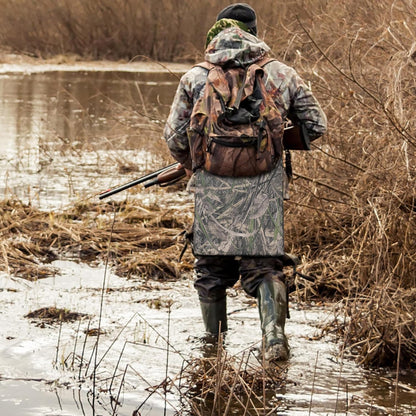 1PCS Portable Hunting Seat Cushion, 16.5 X 14.1 X2.3In Thickening Lightweight Outdoor Cushion, Waterproof Sponge Dirty Proof Pad for Hunting, Camping, Stadium, Outdoor Sports(Water Plants)