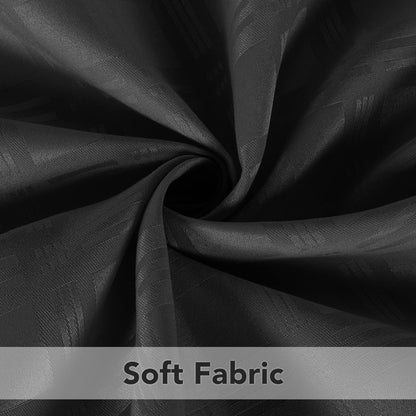 210GSM Solid Checkered Jacquard Table Cloth - Heavy Duty Waterproof Wrinkle Free Microfiber Tablecloth, Decorative Fabric Table Cover for Outdoor and Indoor Use (Dark Grey, round 70 Inch)