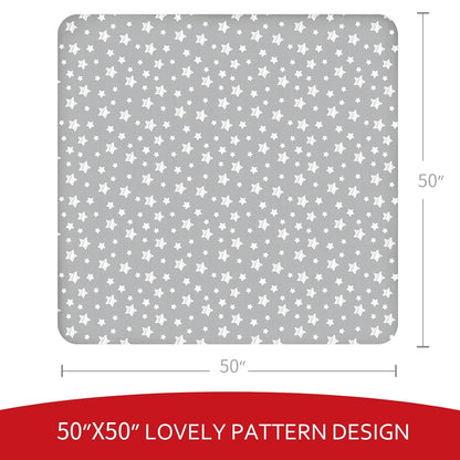 Baby Playpen Mat Cover (Only Cover) Fit for 50" X 50" Baby Playpen Mat, Non Slip Waterproof Playpen Mat Protector 50" X 50"