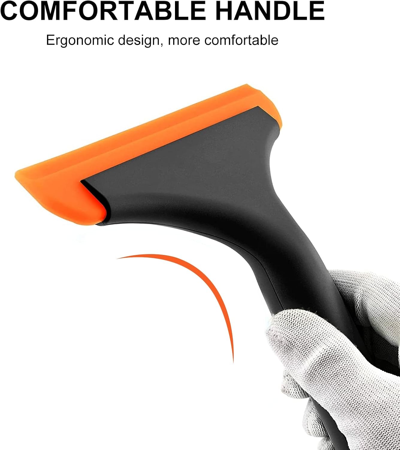 Shower Squeegee for Glass Doors, Small Squeegee for Shower Glass Door Mini Silicone Squeegee for Window, Door, Bathroom, Mirror, Car Window
