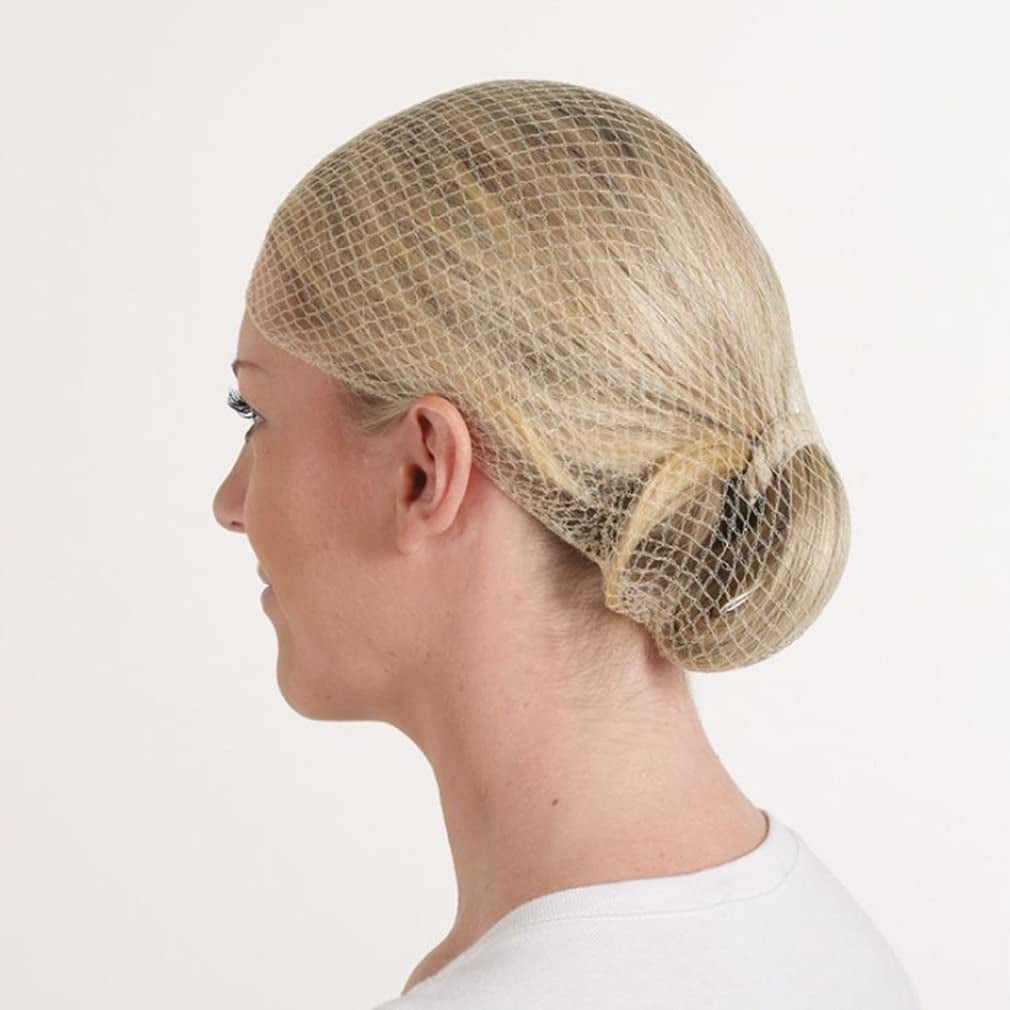 Invisible Mesh Hair Nets Set with Positioning U-Shaped Hair Pins for Women'S Hair Styling (Blonde)