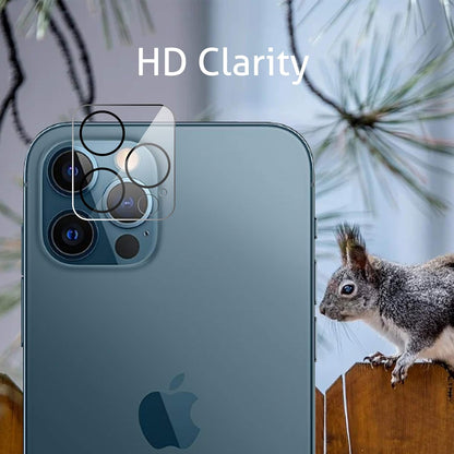 [Eye Protection] anti Blue Light Screen Protector for Iphone 12 Pro Max 2 Pack [6.7 Inch]+ 2 Pack Camera Lens Protector, Case Friendly Tempered Glass Film,[9H Hardness] - HD