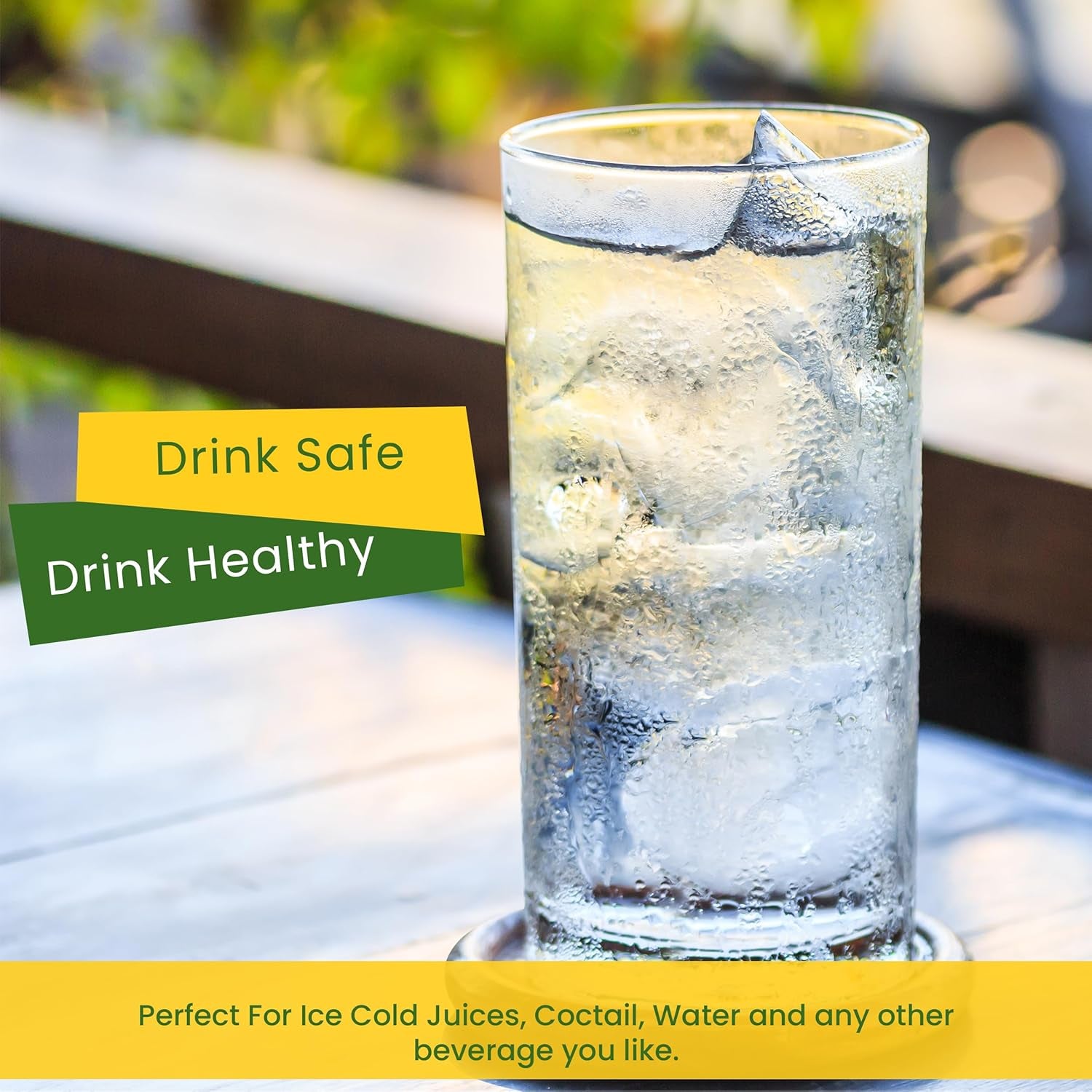 Clear Plastic Drinking Glasses - Pack of 6 (3 Each 12 Ounce & 16 Ounce Plastic Glasses Drinking) - Tumblers or Cups Reusable & Bpa-Free for Water, Juice & Other Drinks