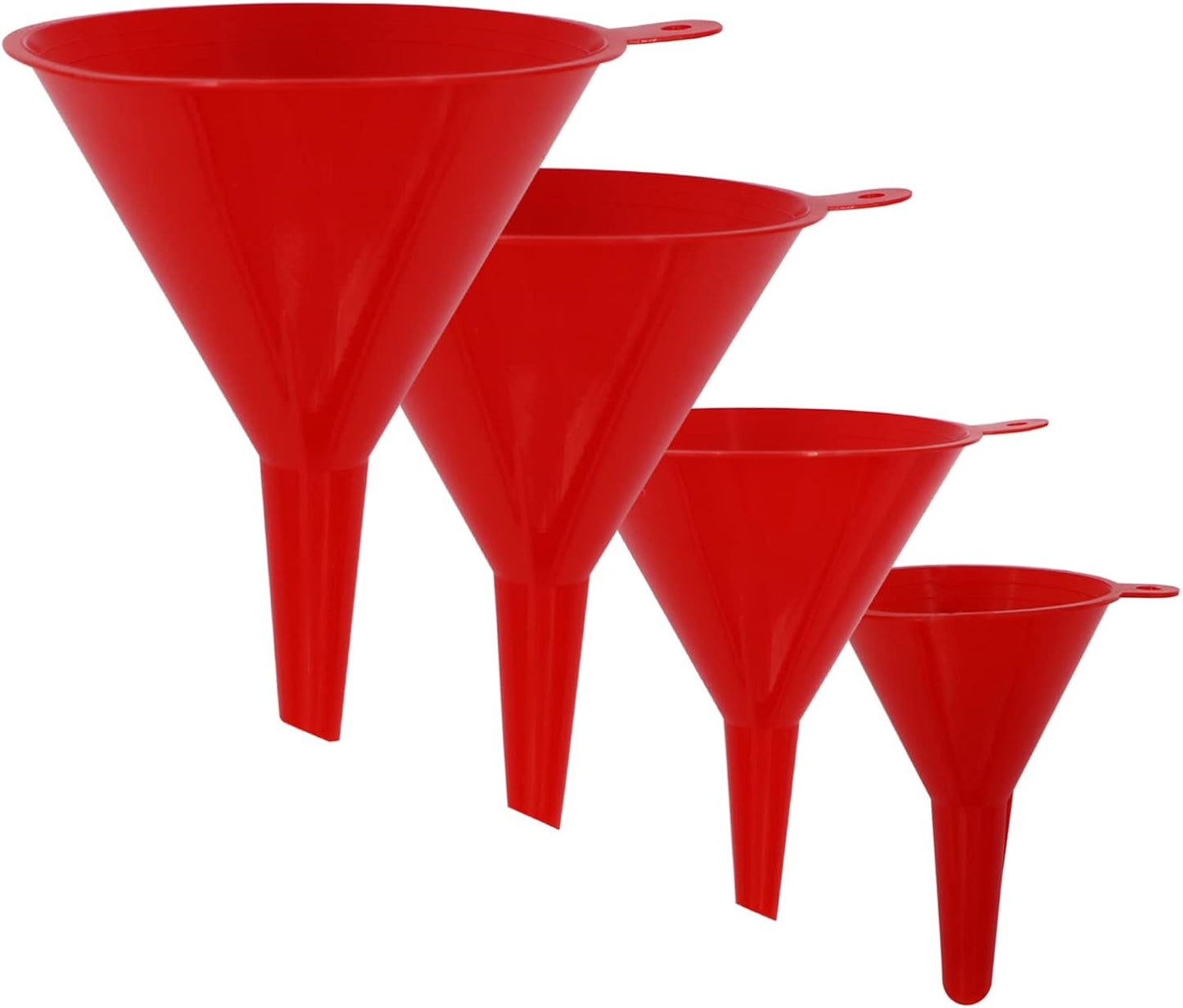Collapsible Silicone Funnels 4 Pack + Silicone Funnels 4 Pack