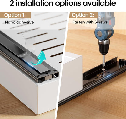 Pull Out Cabinet Organizer, 21" Deep Pull Out Drawers for Cabinets, Expandable Slide Out Drawers for Kitchen, Cabinets, Bathroom, Pantry Storage