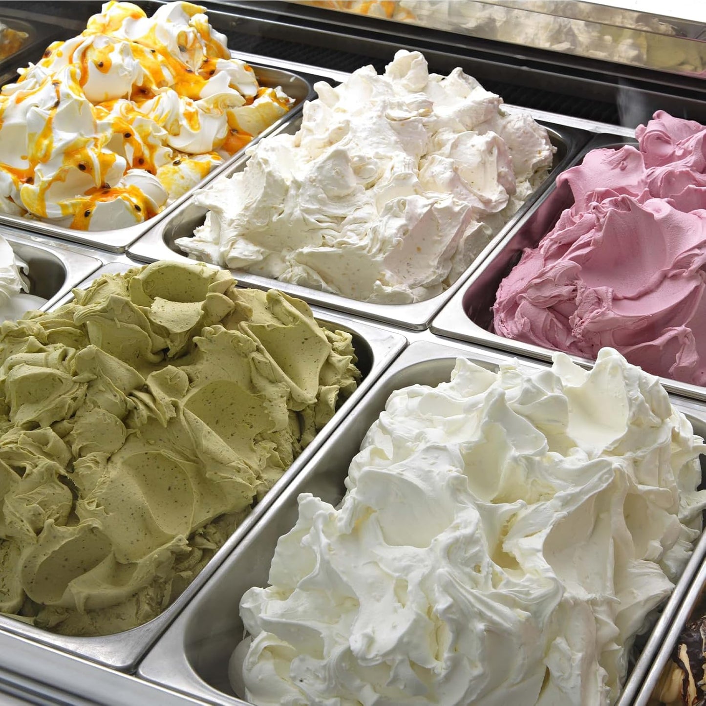 Hotel Pan 1/2 Half Size - Steam Pan with Lid 4" Deep 4 Packs Food Pan anti Jam Stainless Steel Buffet Pan Commercial Stainless Steel Pan