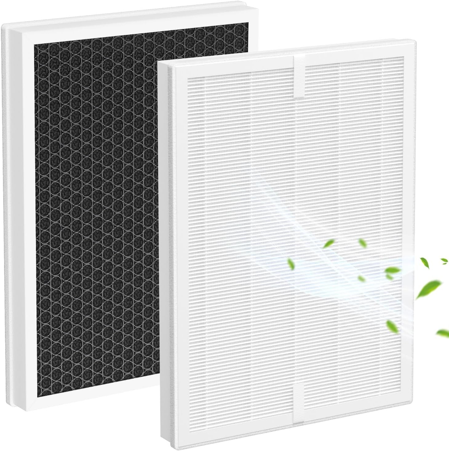 A7 & E-400 Filter Replacement Set for VEWIOR Clearair-A7 and Aromaroom H14 E-400 Air Purifiers, Featuring H14 True HEPA and Activated Carbon Efficiency, Compatible with Part #PF001#APVEC07-P1