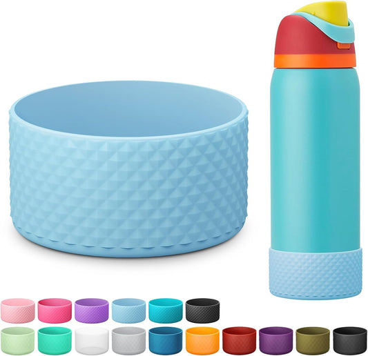 Silicone Boot for Owala Water Bottle 40 Oz, Anti-Slip Protective Sleeve for Freesip/Twist/Flip Stainless Steel Water Bottles Accessories