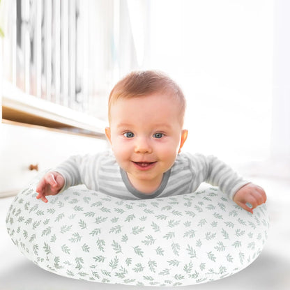 Nursing Pillow Cover 2 Pack Fit for Boppy Pillow, Breathable & Skin-Friendly Nursing Slipcovers for Breastfeeding Mom, Comfortable & Machine Washable Nursing Covers