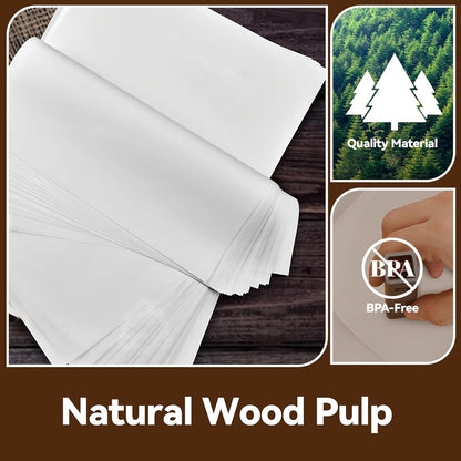 100Pcs Air Fryer Parchment Paper Squares Baking Parchment for Cuisinart Air Fryer, White