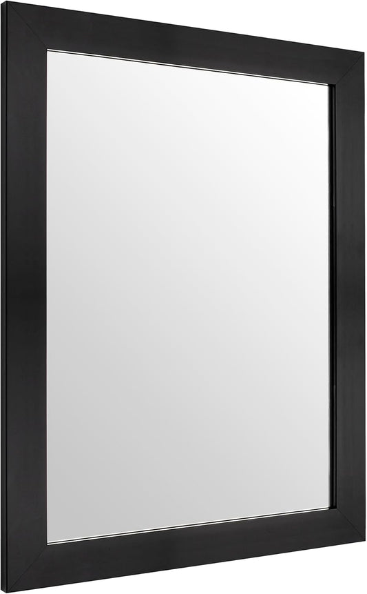 Wall Mirror Rectangle Decorative Mirror 12" X 16" for Entryway, Bedroom, Living Room, Black