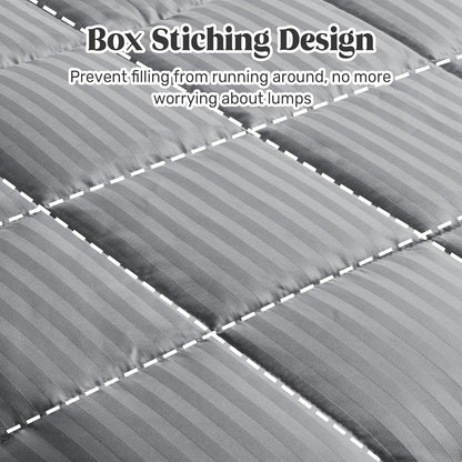 Blankets Queen Size - Soft Lightweight down Alternative Blankets with Satin Trim, Cozy Luxury Bed Blanket for All Season, Dark Gray (90"X90")