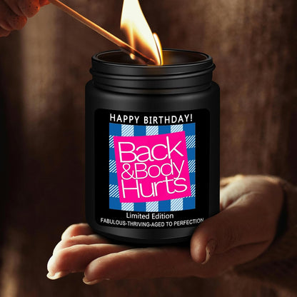 Birthday Dad Candle Gifts for Men, Happy Fathers Day Gift Ideas for Him Her, Funny Lavender Scented Lavender Candles