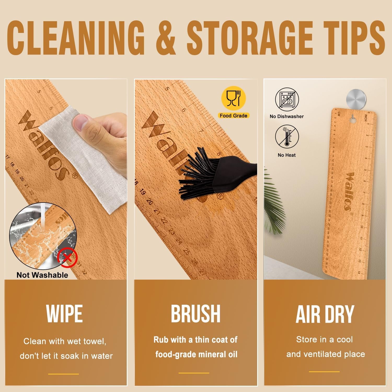 Baguette Transfer Peel 15 Inch, Baguette Flipping Board for French Bread Baking