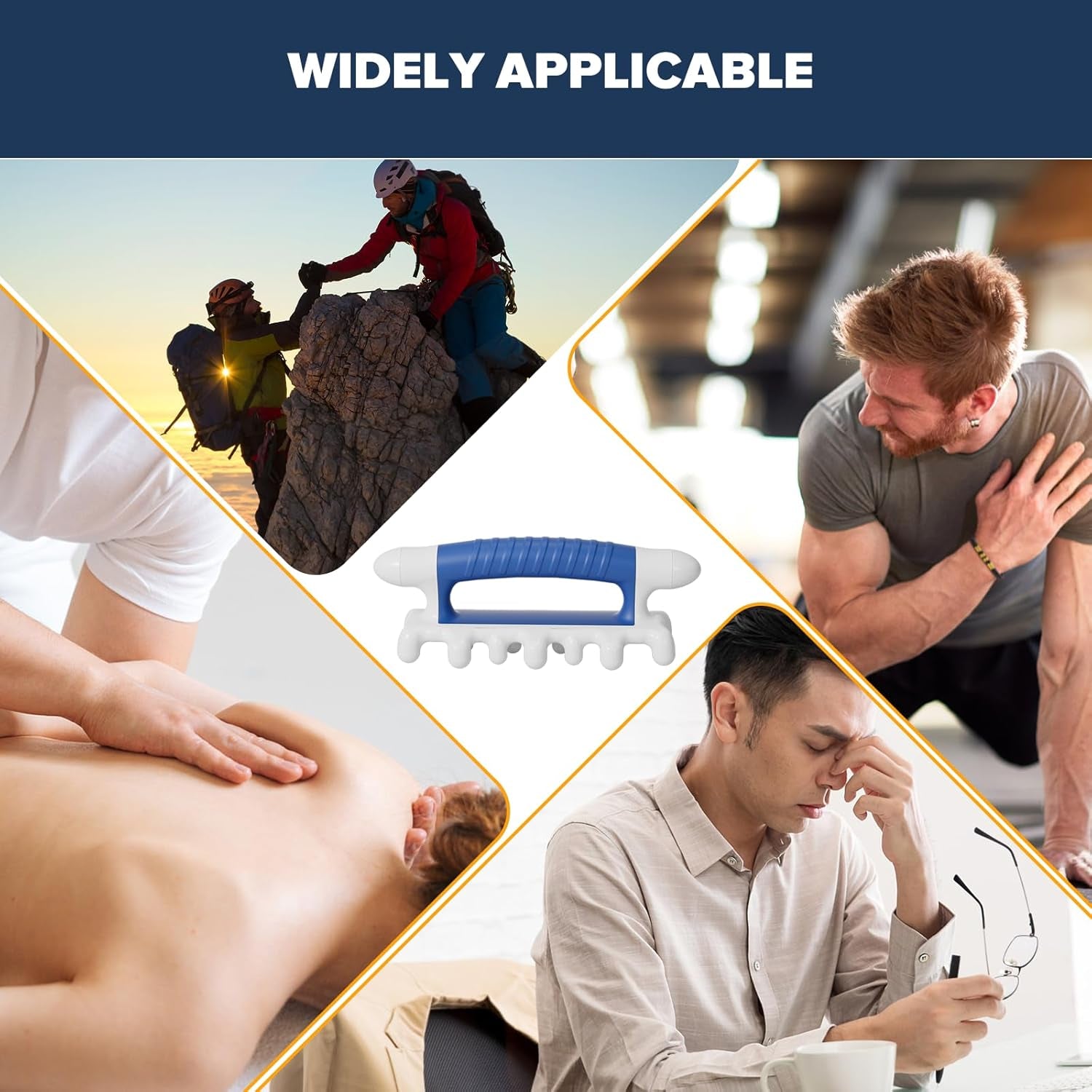 Fascia Massage Tool Blaster for Cellulite - Myofascial Release Tools for Trigger Point, Deep Tissue Lymphatic System Relief, Fascia Blaster for Muscle Knot Recovery & Relaxtion, Full Body Massager