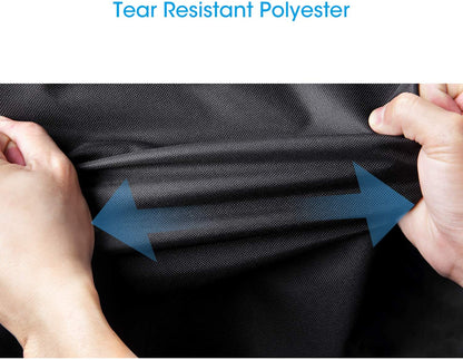 Propane Tank Cover 20Lb, Outdoor Heavy Duty Waterproof Gas Tank Cylinder Cover with Adjustable Drawstrings, Dress up Your Gas Grill, Fits Standard 20Lb Cylinder, Black