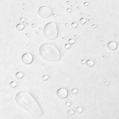 Waterproof Fabric Snap in Shower Curtain Liner Replacement with Magnets 70" X 54" - Removable & Detachable to Wash - White, 70X54